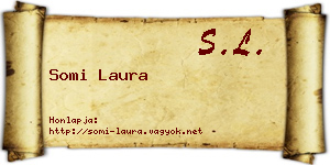 Somi Laura névjegykártya